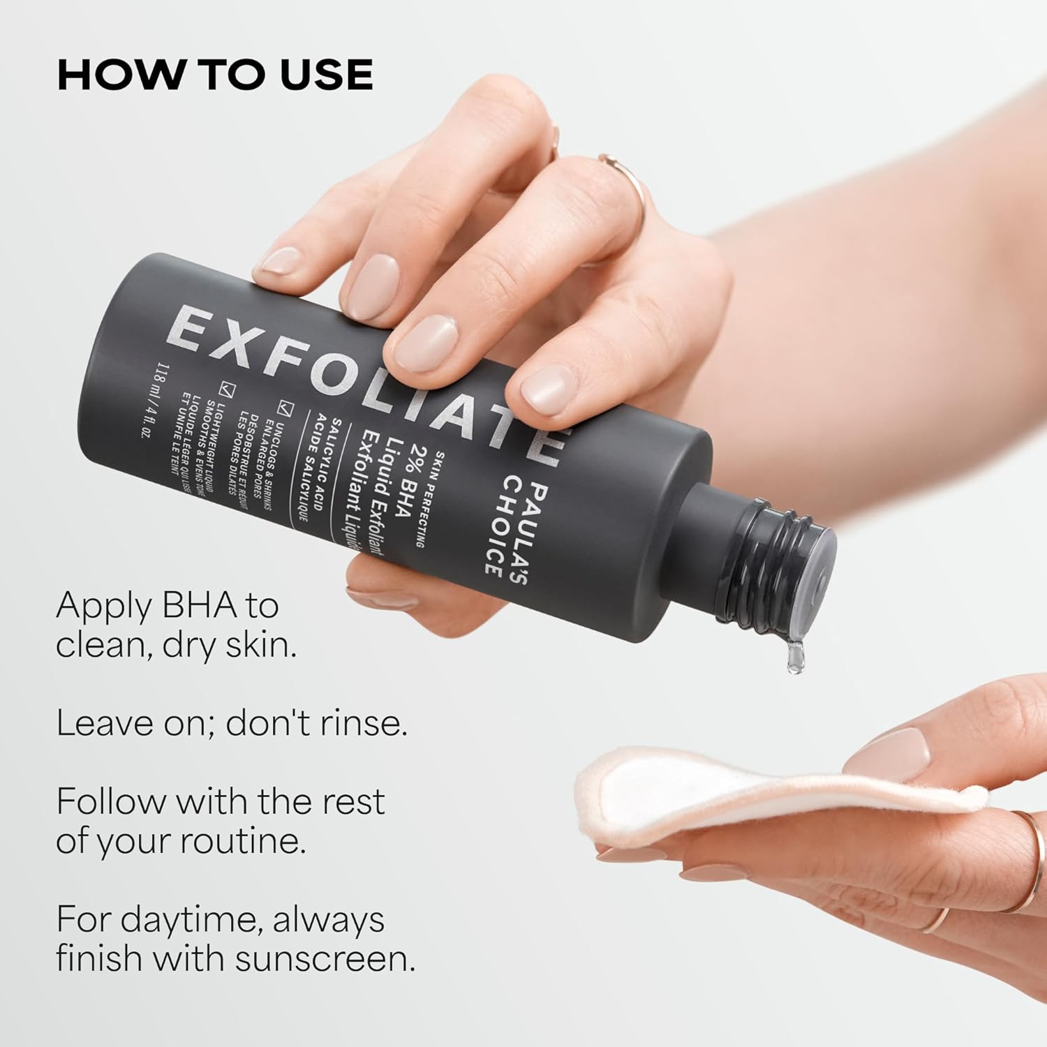 Paula's Choice SKIN PERFECTING 2% BHA Liquid Exfoliant with Salicylic Acid, Facial Polish for Pores, Wrinkles & Fine Lines, Suitable for Blackhead-Prone Skin, Fragrance-Free (Copy) (Copy)