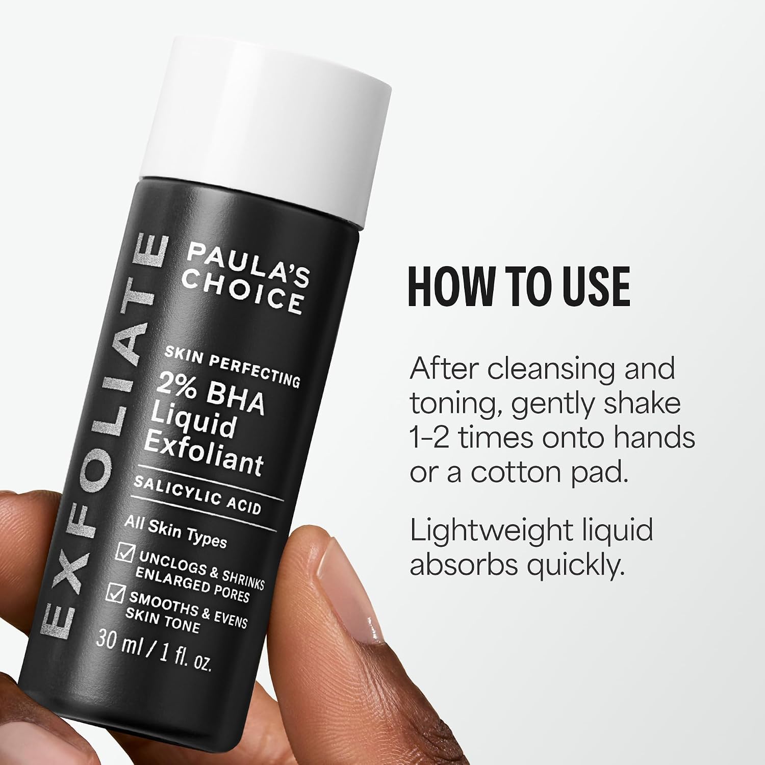 Paula's Choice SKIN PERFECTING 2% BHA Liquid Exfoliant with Salicylic Acid, Facial Polish for Pores, Wrinkles & Fine Lines, Suitable for Blackhead-Prone Skin, Fragrance-Free (Copy) (Copy)